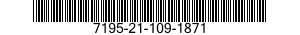 7195-21-109-1871 TABLE,FOLDING LEGS 7195211091871 211091871