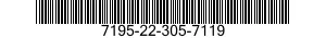 7195-22-305-7119 TABLE,PRINTER PROJ- 7195223057119 223057119