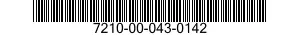 7210-00-043-0142  7210000430142 000430142