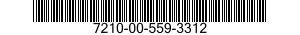 7210-00-559-3312  7210005593312 005593312