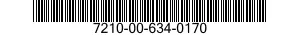 7210-00-634-0170  7210006340170 006340170