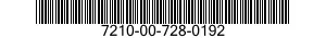 7210-00-728-0192 BEDSPREAD 7210007280192 007280192