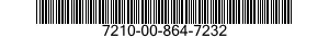 7210-00-864-7232  7210008647232 008647232