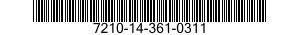 7210-14-361-0311  7210143610311 143610311