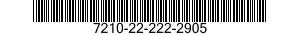 7210-22-222-2905 TABLE,COVER 7210222222905 222222905