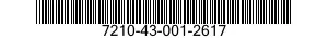 7210-43-001-2617 CUSHION,CHAIR AND STOOL 7210430012617 430012617
