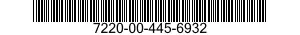 7220-00-445-6932  7220004456932 004456932