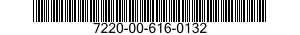 7220-00-616-0132  7220006160132 006160132