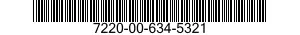 7220-00-634-5321  7220006345321 006345321