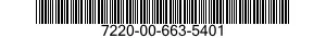 7220-00-663-5401  7220006635401 006635401