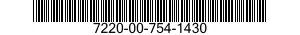7220-00-754-1430  7220007541430 007541430