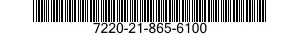 7220-21-865-6100  7220218656100 218656100