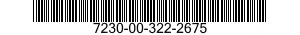 7230-00-322-2675  7230003222675 003222675