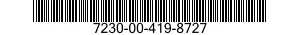 7230-00-419-8727  7230004198727 004198727