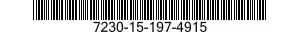 7230-15-197-4915 CURTAIN,WINDOW 7230151974915 151974915