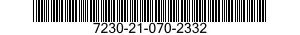 7230-21-070-2332  7230210702332 210702332