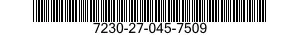 7230-27-045-7509 CURTAIN,WINDOW 7230270457509 270457509