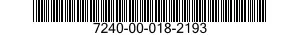 7240-00-018-2193  7240000182193 000182193