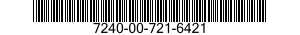 7240-00-721-6421  7240007216421 007216421