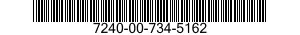 7240-00-734-5162  7240007345162 007345162