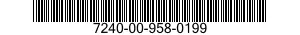 7240-00-958-0199  7240009580199 009580199