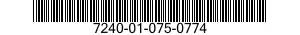 7240-01-075-0774  7240010750774 010750774