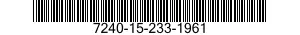 7240-15-233-1961 LID,PILL DISPENSER 7240152331961 152331961