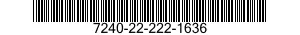 7240-22-222-1636  7240222221636 222221636