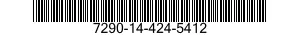 7290-14-424-5412 HANGER,COAT 7290144245412 144245412