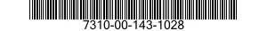 7310-00-143-1028  7310001431028 001431028