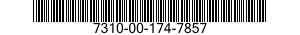 7310-00-174-7857  7310001747857 001747857