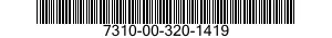 7310-00-320-1419  7310003201419 003201419