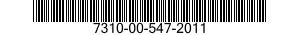 7310-00-547-2011 RANGE,ELECTRIC 7310005472011 005472011