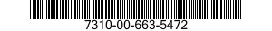 7310-00-663-5472  7310006635472 006635472