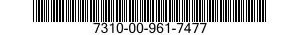 7310-00-961-7477  7310009617477 009617477