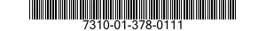 7310-01-378-0111  7310013780111 013780111