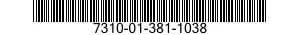 7310-01-381-1038  7310013811038 013811038