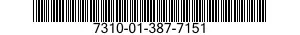 7310-01-387-7151  7310013877151 013877151