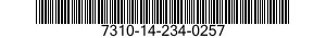 7310-14-234-0257  7310142340257 142340257