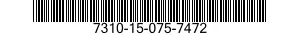 7310-15-075-7472 RESISTORE 7310150757472 150757472