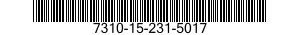 7310-15-231-5017 RIPIANO INFERIORE P 7310152315017 152315017
