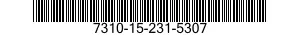 7310-15-231-5307 ELEMENTO TERMINALE 7310152315307 152315307