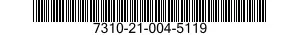 7310-21-004-5119  7310210045119 210045119