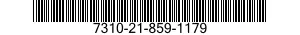 7310-21-859-1179  7310218591179 218591179