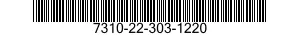 7310-22-303-1220  7310223031220 223031220