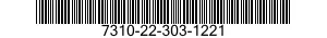 7310-22-303-1221  7310223031221 223031221