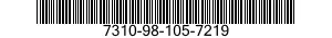 7310-98-105-7219 HEATING ELEMENT,ELECTRICAL,NONIMMERSION TYPE 7310981057219 981057219