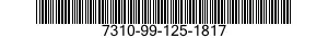 7310-99-125-1817  7310991251817 991251817