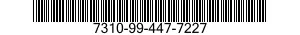7310-99-447-7227  7310994477227 994477227