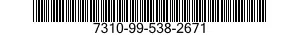 7310-99-538-2671  7310995382671 995382671